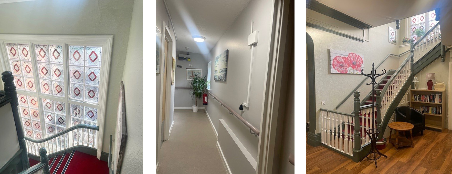 Photo of internal redecoration of Homemead Care Home with dementia-friendly design, fireproof paint systems, and minimal disruption to residents