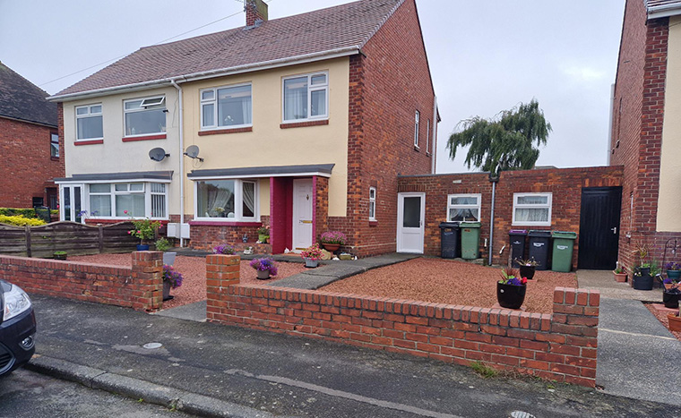 photo of work carried out for Bernicia Homes