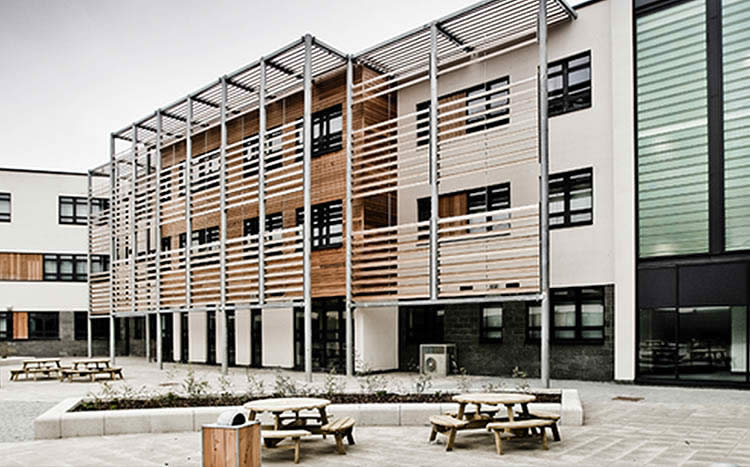 Work carried out for fes group denny high school by trident