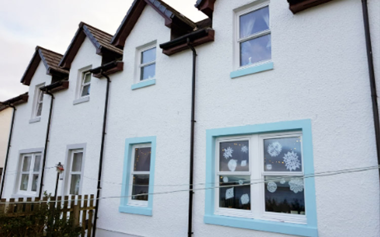 photo of west highland housing association work completed