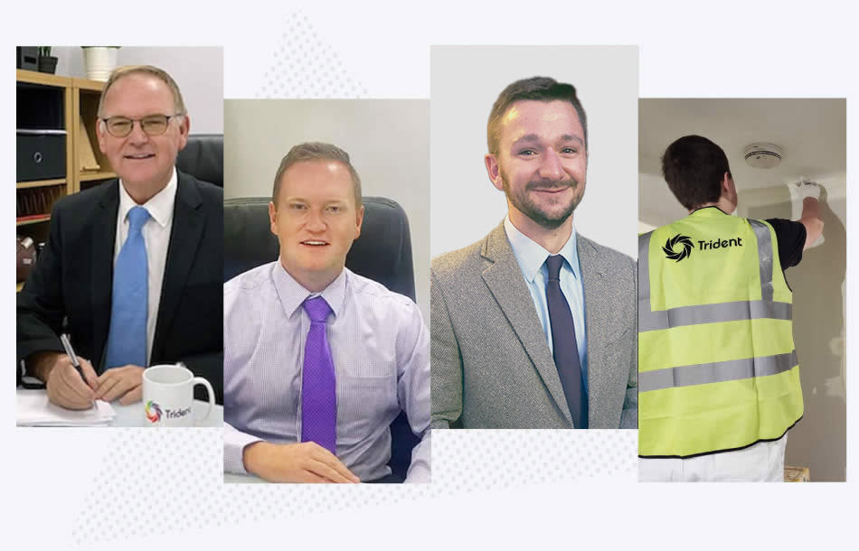 Photo showing some of our team