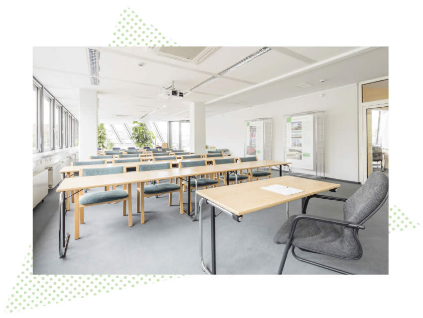 Classroom representing our education sector